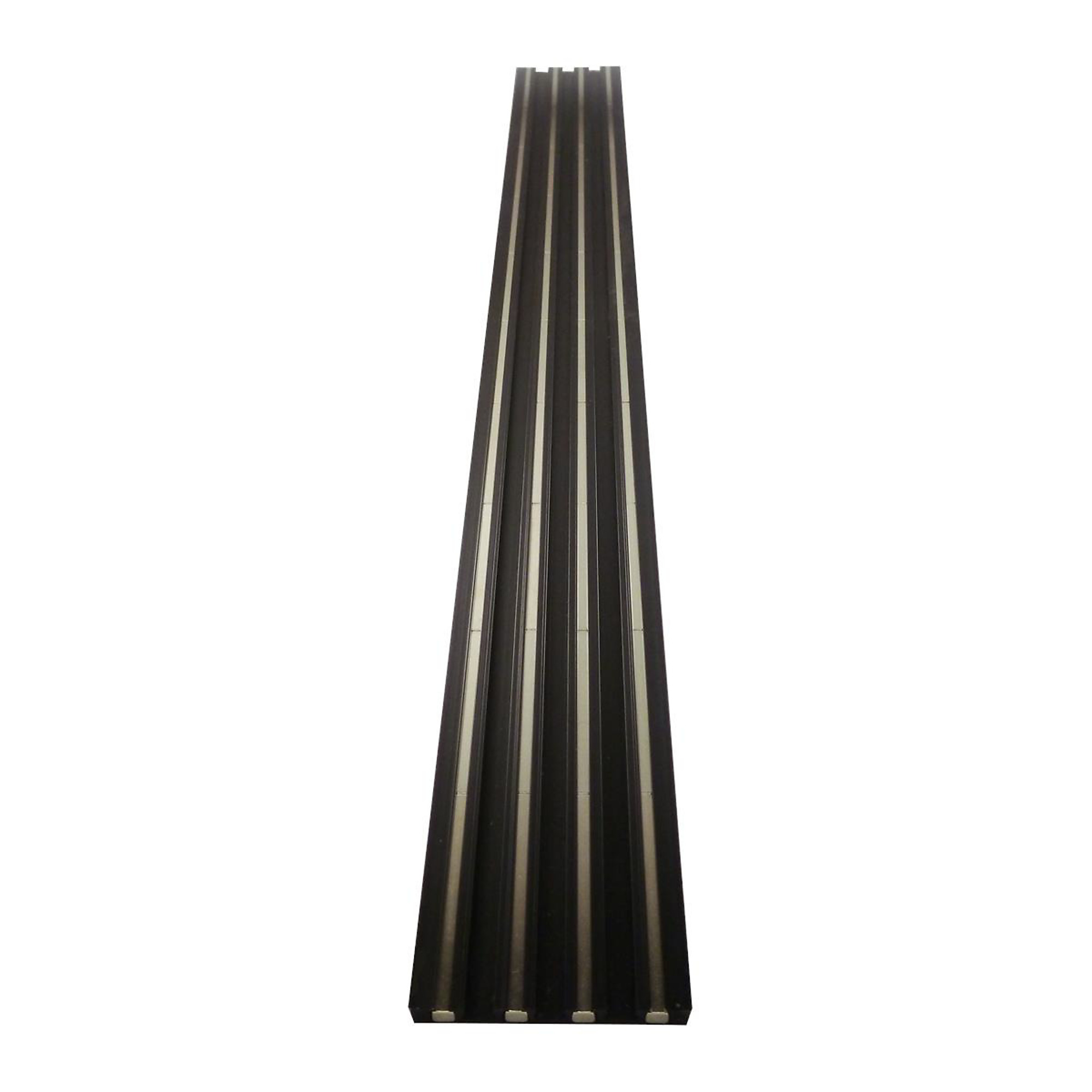 VIM Tools Double Wide Magrail — 20in., Black, Triple Slot, Neodymium Magnets, Model# VIMMRD20BK